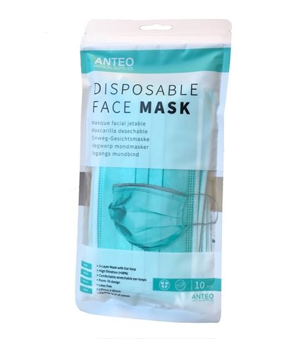 Type IIR Face Masks 10-pack